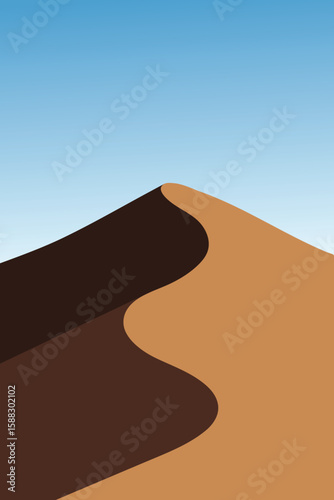 Vector illustration of a desert landscape 