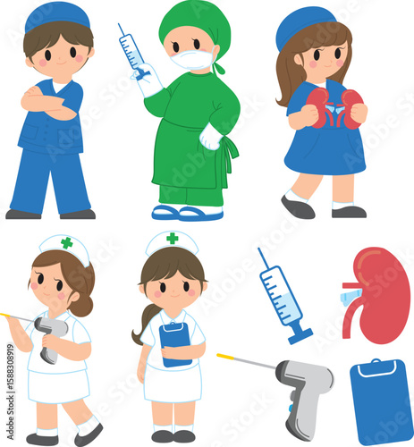 Healthcare Professional Medical Team Group