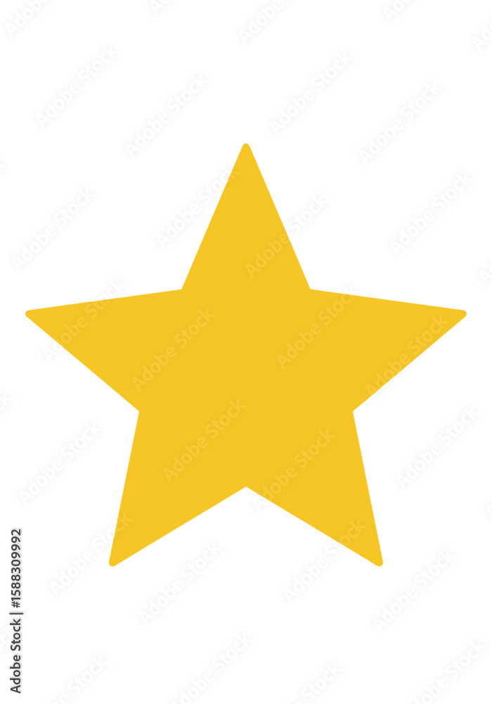 Golden Star Illustration Golden Star Illustration