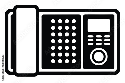 intercom system vector icon