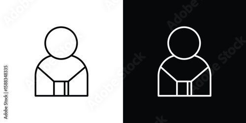 Tourist Guide icon. Thin linear web icons