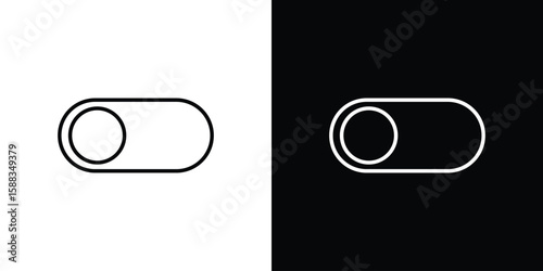 Switch icon. Thin linear web icons