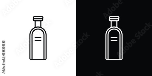 Olive oil icon. Thin linear web icons