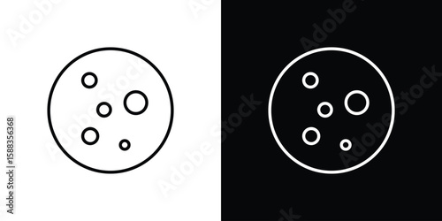 Leukemia icon. Thin linear web icons