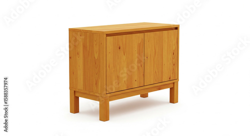 Wallpaper Mural wooden chair isolated on white Torontodigital.ca