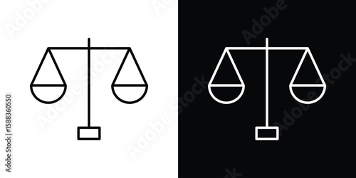 Economies of scale icon. Thin linear web icons