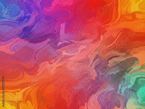 Abstract Colorful Swirl Texture: Vibrant, Energetic, Textured Background