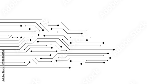 Abstract Technology Background , circuit board with copy space