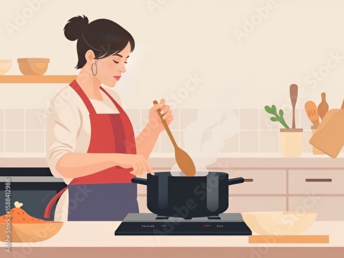 Culinary Creation in Action