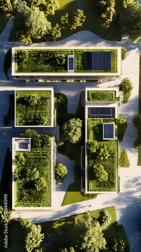 Wallpaper Mural modern sustainable hospital building with solar panels and green architecture design

 Torontodigital.ca