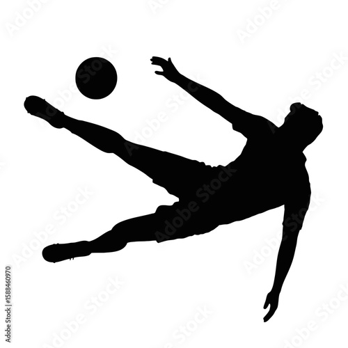 Soccer Player Bicycle Kick football athlete