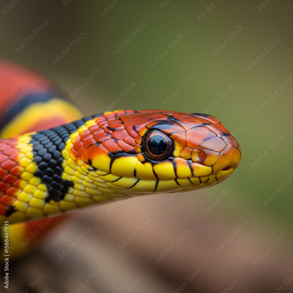 Fototapeta premium close up of a snake