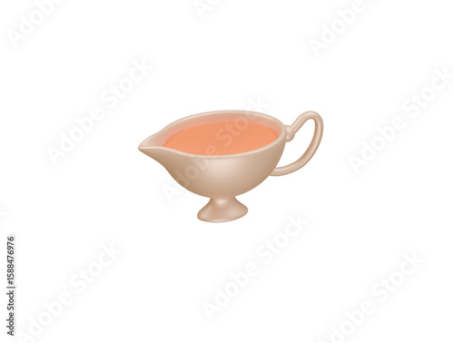 gravy icon 3d illustration render