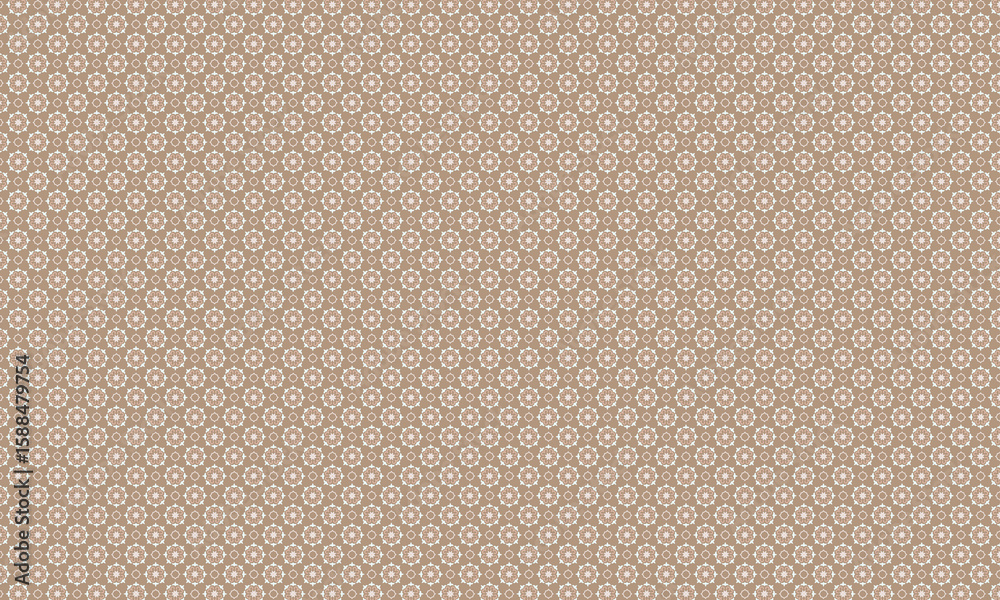 Fototapeta premium Traditional Mexican Seamless Pattern with Floral and Geometric Motifs