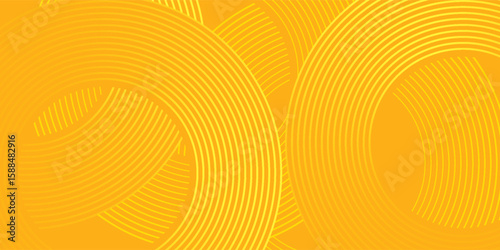 Pasta background, spaghetti abstract geometric pattern. Macaroni yellow poster. Wavy abstract pattern.