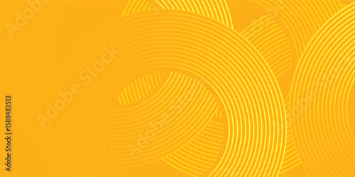 Pasta background, spaghetti abstract geometric pattern. Macaroni yellow poster. vector modern.