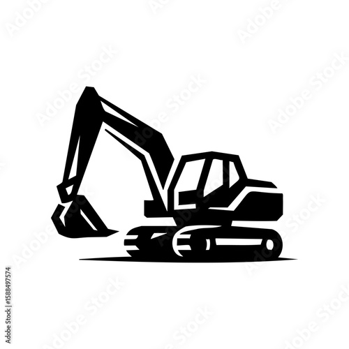Excavator Silhouette