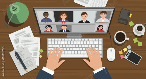 Online Meeting and Remote Work.