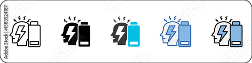 Burnout Icon Pack Multistyle Illustration