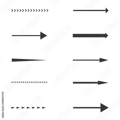 White arrow icons. Direction vector symbol. Clean path shape. Black background design.