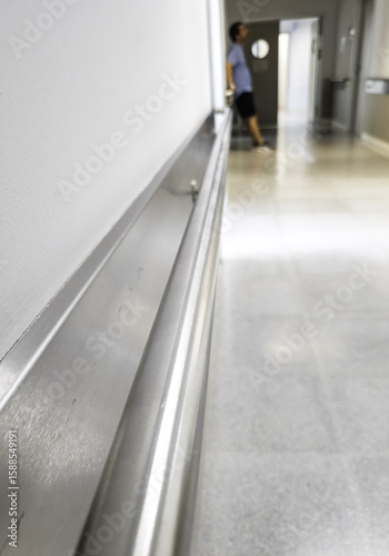 Wallpaper Mural Person in hospital hallway Torontodigital.ca