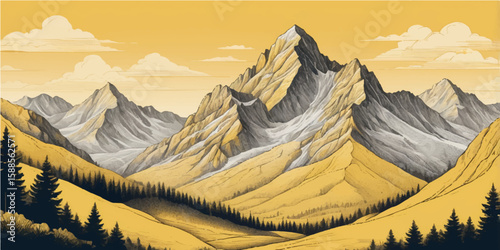 Sunset bathes the snow-capped mountain peaks in the Colorado National Park, a breathtaking high-alpine winter landscape