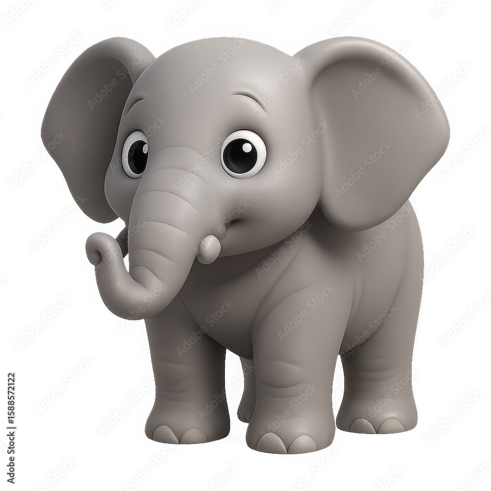 PNG Cute cartoon elephant illustration. PNG Cute cartoon elephant illustration.
