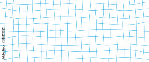 Minimal wavy grid line pattern on white background for modern abstract designs. Seamless and clean vector style ideal for wallpapers, backdrops, packaging, and tech-inspired projects.