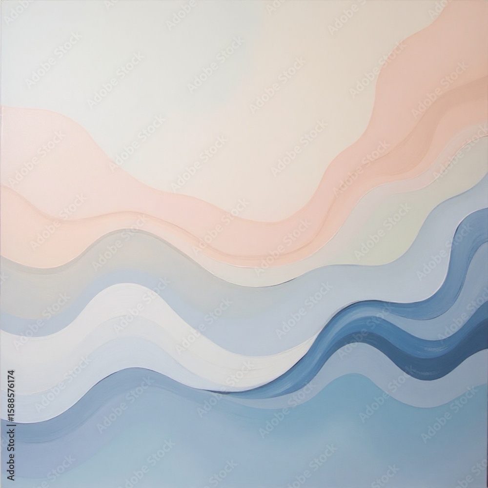Fototapeta premium abstract blue wave background