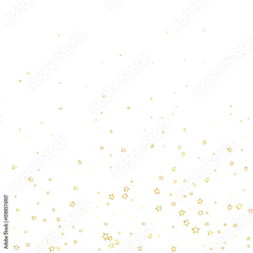 Christmas stars vector overlay.