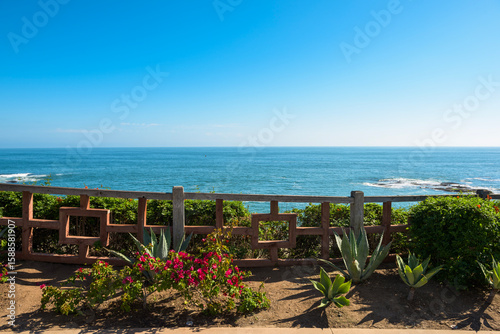 Amazing Landscape View on the West Coast of USA, Pacific Ocean, the City of Laguna Niguel, California, USA