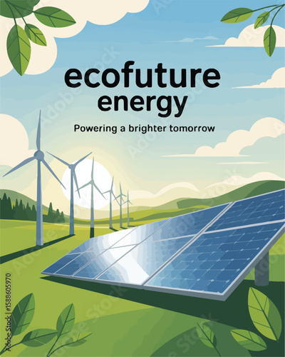 Ecofuture energy powering brighter tomorrow solar panels