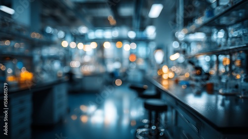 Wallpaper Mural Abstract laboratory with glowing lights and scientific equipment presenting an atmosphere of modern scientific research Torontodigital.ca