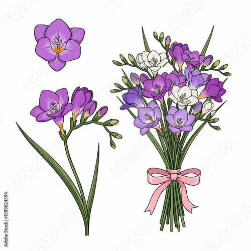 bouquet of spring flowers