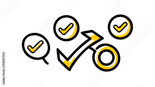 Verification Checklist Confirming Completion with Marked Elements and Validated Outcomes