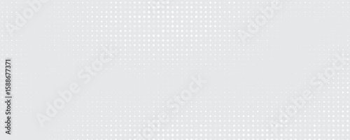 Dot white gray wave light technology texture background. Abstract big dot