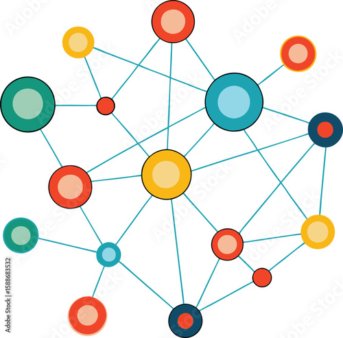 social network concept connection internet