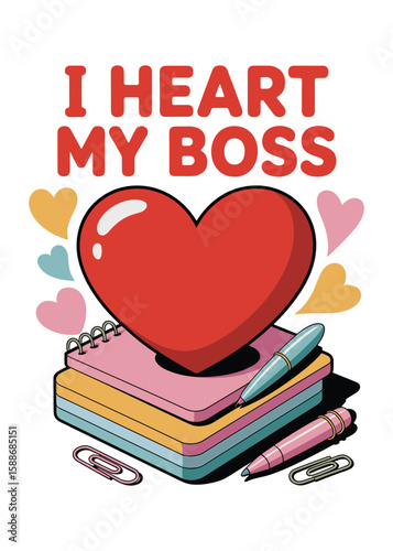 Boss's Day Typography Quote T-Shirt Design