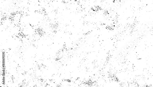 Unique Grunge texture vector, hand-drawn grunge textures, Monochrome distress grain design, Black grainy texture on white background