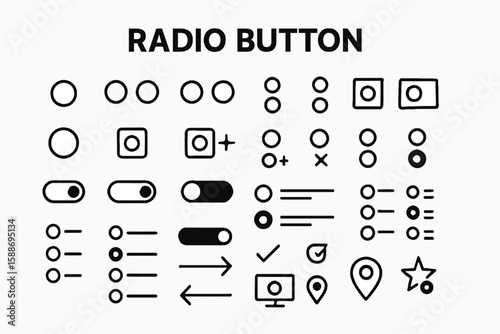 Audio Button Solid Icon Collection: Music, Sound, and Multimedia Controls