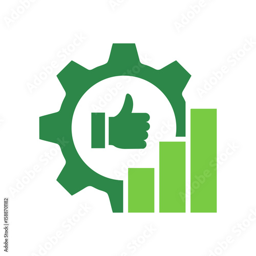 Quality Icon Vector Illustration Green Version