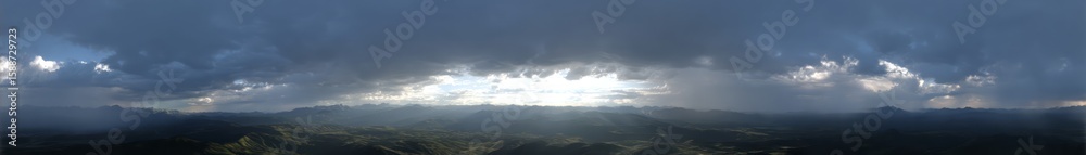 Dramatic sky over landscape 360 degrees hdr panorama nature scenic viewpoint Dramatic sky over landscape 360 degrees hdr panorama nature scenic viewpoint
