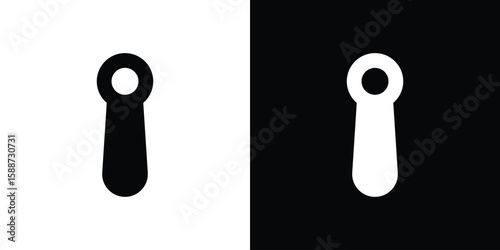 Shoehorn icon black flat pictogram. For graphic and web design.