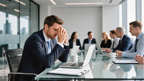 business people working in office