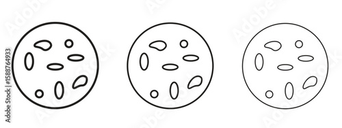 Thalassaemia icon thin line symbol on white background, editable stroke vector illustration