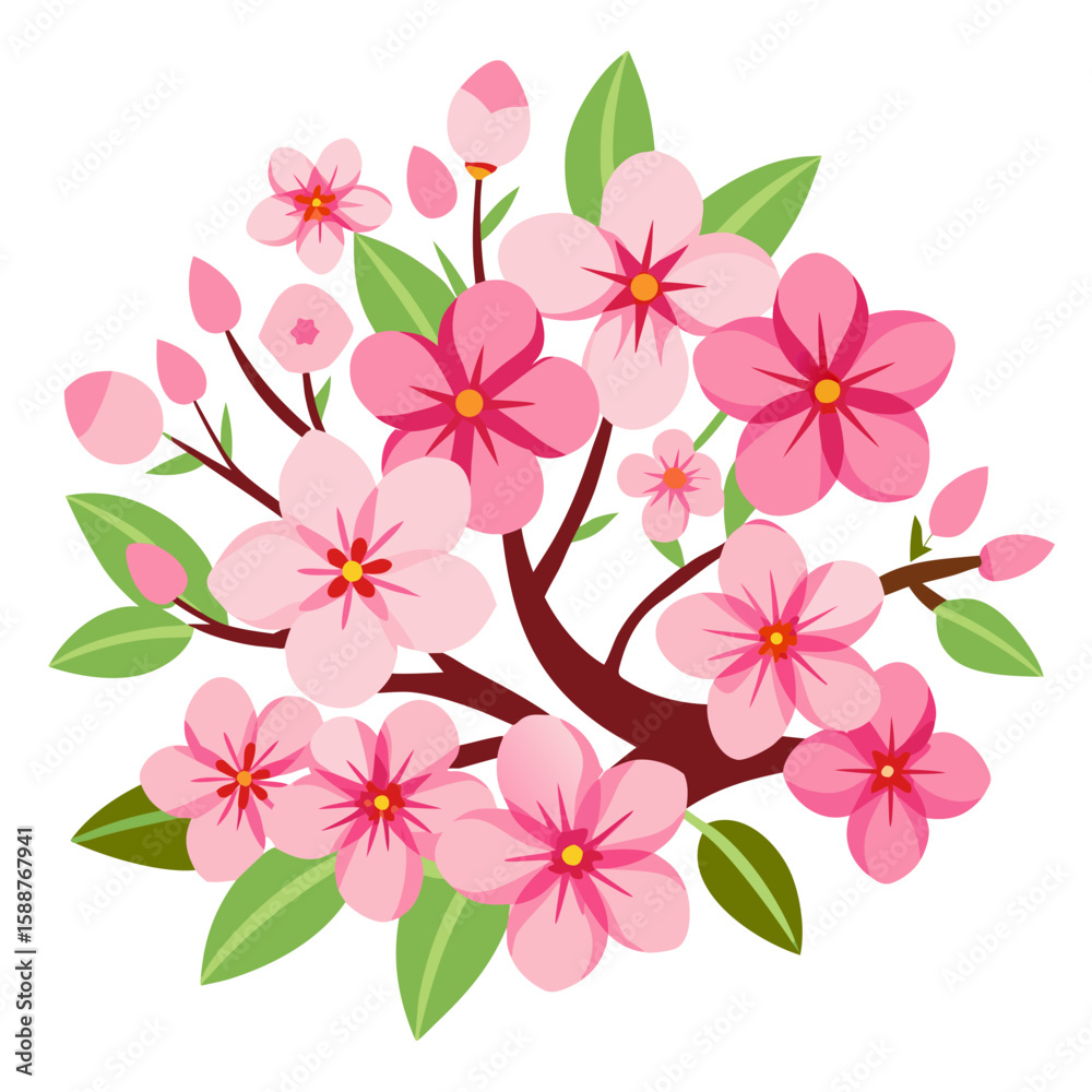 Fototapeta premium pink cherry blossom