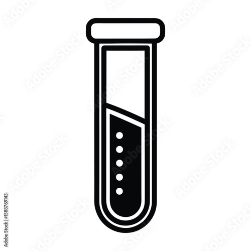 Laboratory Test Tube Science Experiment Research Icon