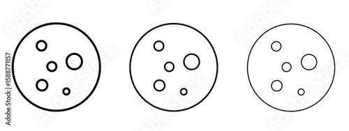 Leukemia icon thin line symbol on white background, editable stroke vector illustration