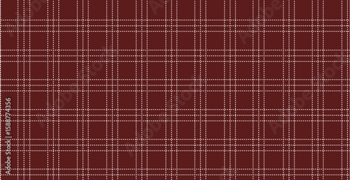 : Geometric red plaid print in pastel tones, vector background