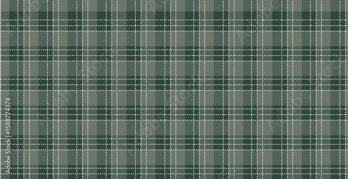 Geometric green plaid print in pastel tones, vector background